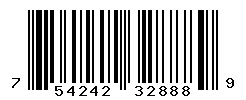 UPC barcode number 754242328889