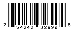 UPC barcode number 754242328995