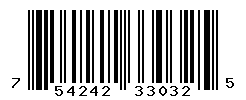 UPC barcode number 754242330325