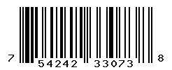 UPC barcode number 754242330738