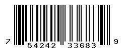 UPC barcode number 754242336839