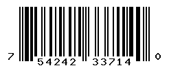 UPC barcode number 754242337140