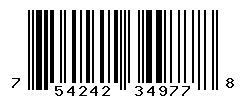 UPC barcode number 754242349778