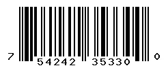 754242353300 barcode