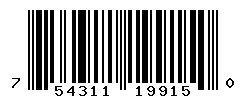 UPC barcode number 754311199150