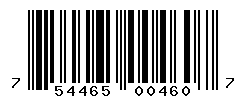 UPC barcode number 754465004607