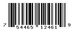 UPC barcode 754465124619