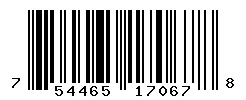 UPC barcode 754465170678
