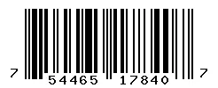 UPC barcode 754465178407