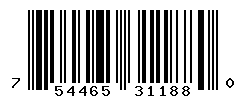 UPC barcode number 754465311880