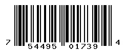 UPC barcode 754495017394