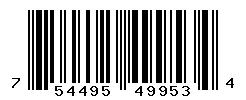 UPC barcode 754495499534