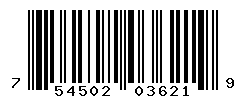 UPC barcode number 754502036219