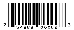 UPC barcode number 754686000693