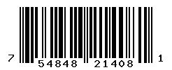 UPC barcode number 754848214081