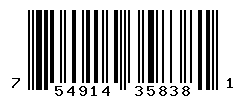 upc 754914358381 barcode image