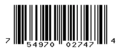 754970027474 barcode