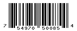 UPC barcode 754970500854