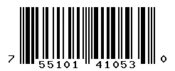 UPC barcode 755101410530