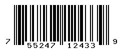 UPC barcode number 755247124339