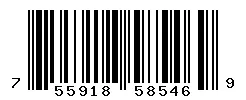 UPC barcode 755918585469
