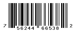 UPC barcode number 756244665382