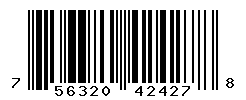 UPC barcode number 756320424278