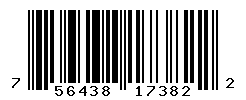 upc 756438173822 barcode image