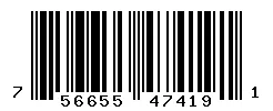 756655474191 barcode
