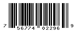 upc 756774022969 barcode image