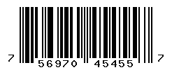 UPC barcode number 756970454557