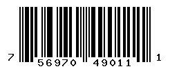 UPC barcode number 756970490111