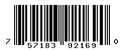 UPC barcode number 757183921690