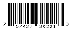 UPC barcode number 757437302213