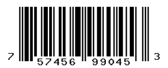 UPC barcode number 757456990453