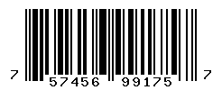 UPC barcode number 757456991757