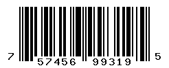 UPC barcode number 757456993195