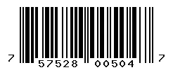 757528005047 barcode