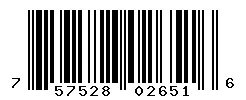 757528026516 barcode