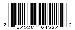 UPC barcode number 757528045272