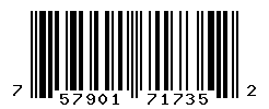 UPC barcode number 757901717352