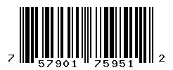 UPC barcode number 757901759512