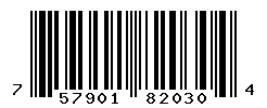 UPC barcode number 757901820304