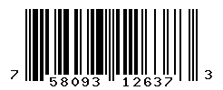 UPC barcode number 758093126373