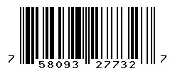 UPC barcode 758093277327