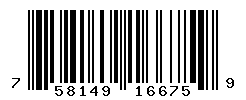 upc 758149166759 barcode image