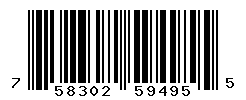upc 758302594955 barcode image