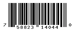 UPC barcode 758823140440