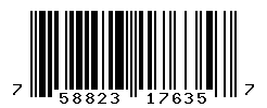 UPC barcode number 758823176357