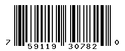 UPC barcode number 759119307820